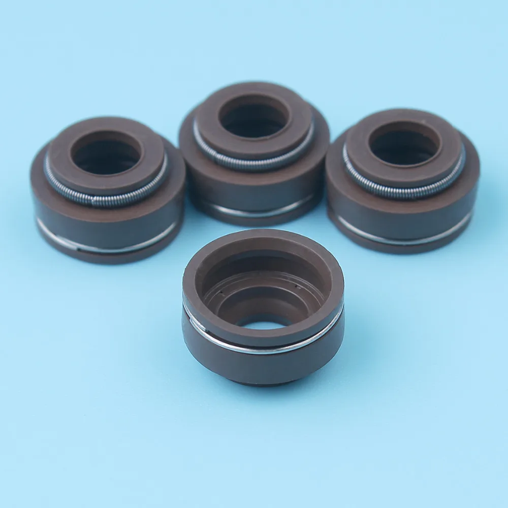 

4pcs/lot Valve Stem Seal Kart Oil Seal For Honda GX340 GX390 GX240 GX270 GX 340 390 240 270 Gasoline Engine Motor Repalcement