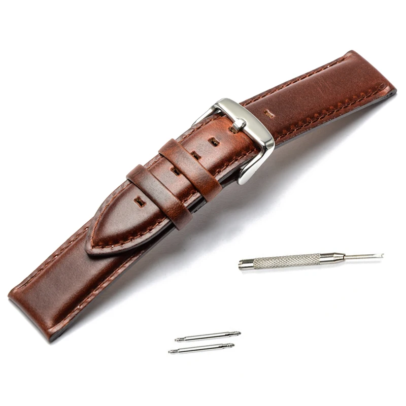 22mm Watch Strap for Samsung Gear S3 Frontier Galaxy 46mm band Leather Watchband Xiaomi Huami Amazfit Pace/Stratos 2/1 | Наручные часы