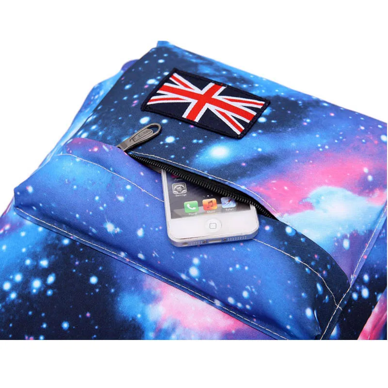 Mynos Новые звезды холст рюкзаки подарок Galaxy печати школьные сумки для подростков