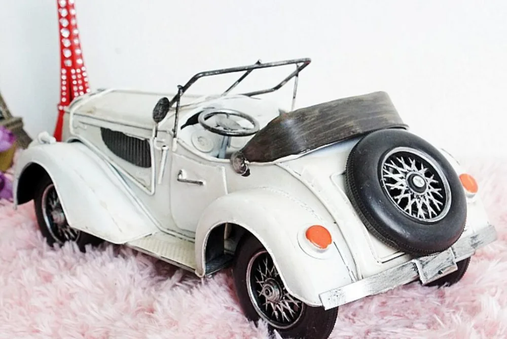 Винтажный Античный Ретро Классический zakka prop cabriolet ручная работа модель для дома