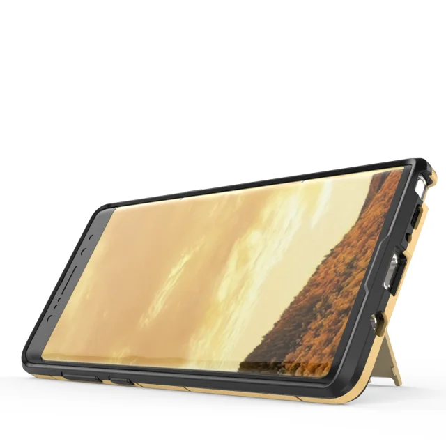 Роскошный Гибридный чехол с подставкой для Samsung Galaxy Note 8 из ТПУ и поликарбоната