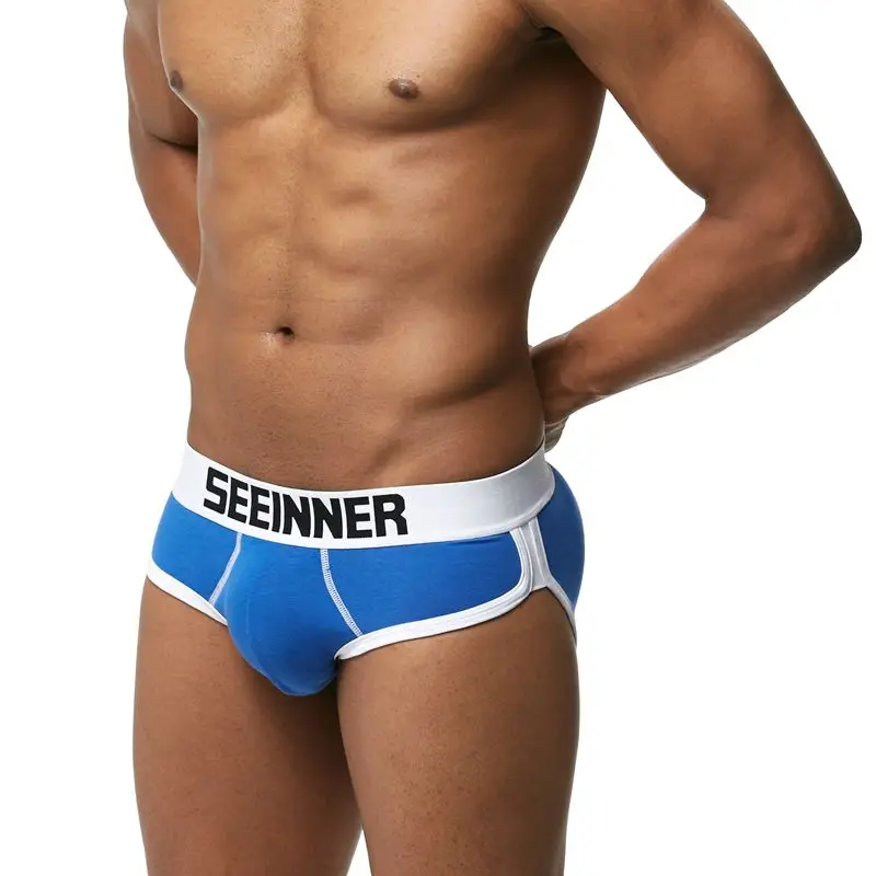 Мужские трусы-брифы с карманом для пениса эффектом пуш-апа | Мужская одежда