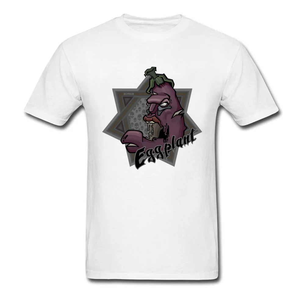 Уличный Забавный Топ зомби овощи баклажаны черепа Мультфильм Дизайн мужские