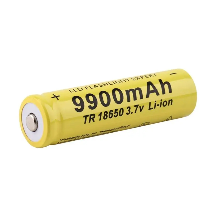 GTF 1 шт. 3 7 V 18650 Батарея 9900 мА/ч литий ионный аккумулятор Перезаряжаемые для