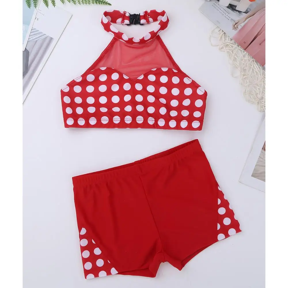 Детская танцевальная одежда для балета девочек купальник гимнастики сетчатый