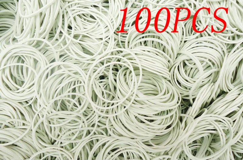 100 шт. шкив ременной привод Резиновая лента галстук DIY Наука и образование игрушки