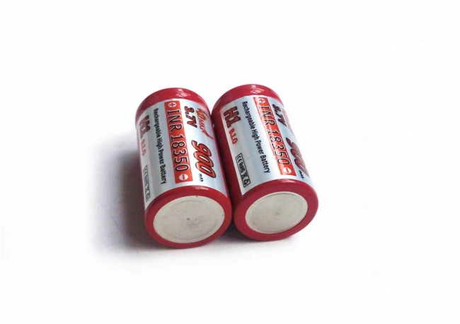18350 извилистый е сигалреты батареи большого потока энергии INR 3 7 v 6 V 900 мА/ч 3.3WH