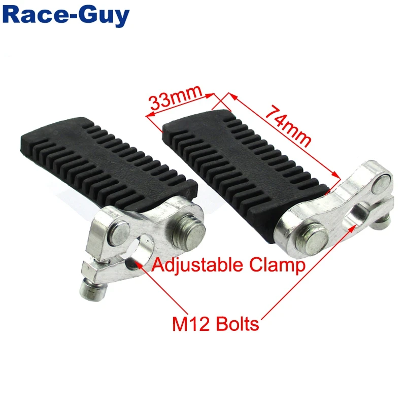 Подножки для ног подножки 2-тактного 47cc 49cc карманный мини-мотоцикл детский