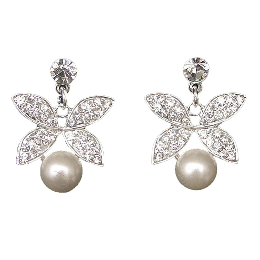 SAF-корейский стиль свадебные ювелирные изделия белая бабочка в форме кристалла