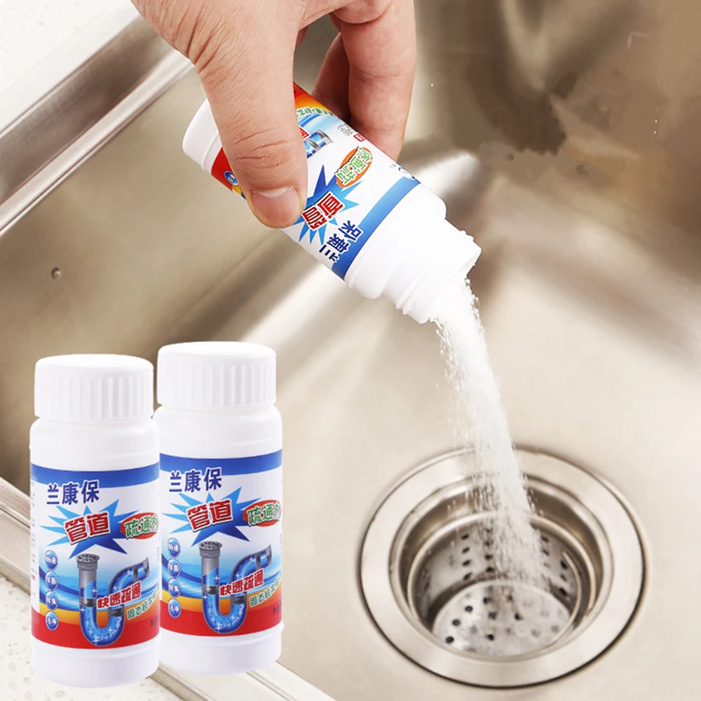 Kitchen Water Pipe Drainage Cleaner Strong Pipe Dredging Agent Sewer Toilet Cleaning Deodorant Household Cleaning Tool