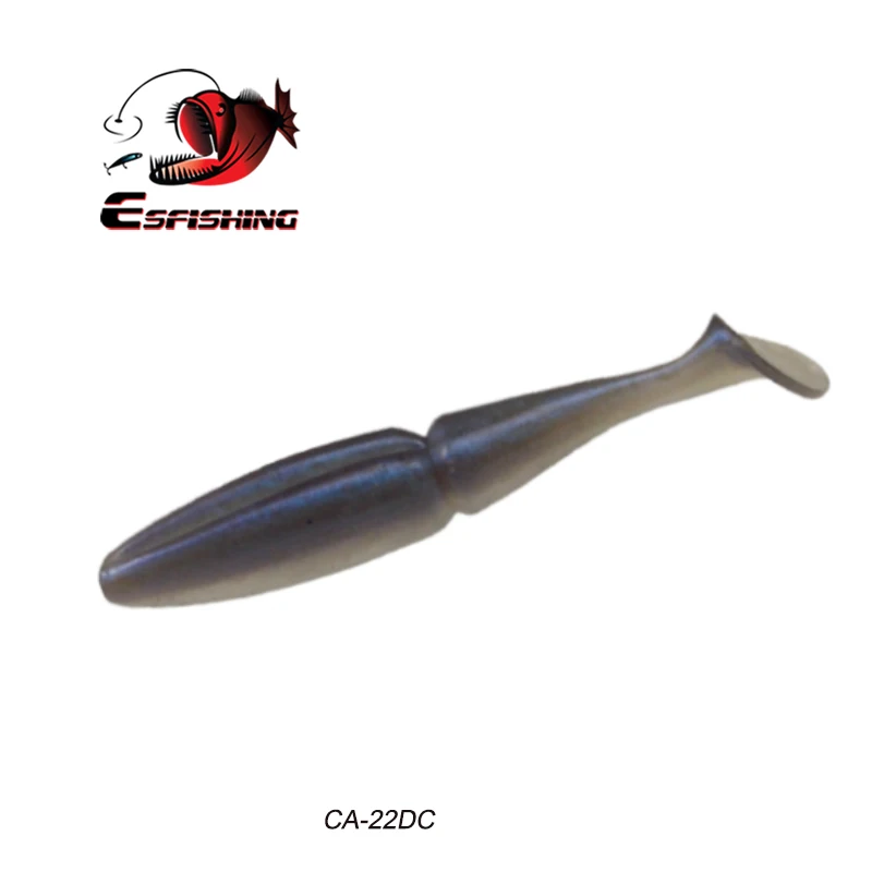 Esfishing мягкие приманки Shad Easy Shiner 50 мм 70 мм 1,2 г 3,8 г Leurre Souple рыболовные снасти Морская рыбалка Jerkbait белый - Цвет: CA22DC