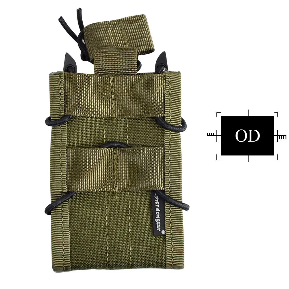 Emersongear одиночный блок подсумок Военная Униформа Молл Чехол вертикальный Интимные аксессуары для M4/m14/AK/G3/g36 горец em6345