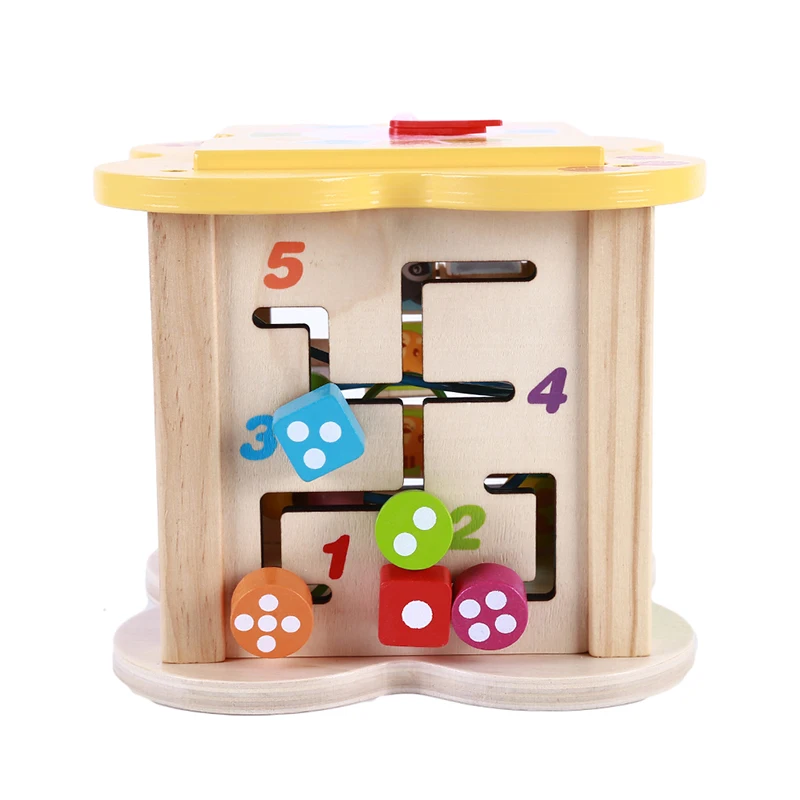 

Wooden Educational Puzzle Toy Box Montessori For Children Classic Multi Shape Sorter Block For Kids