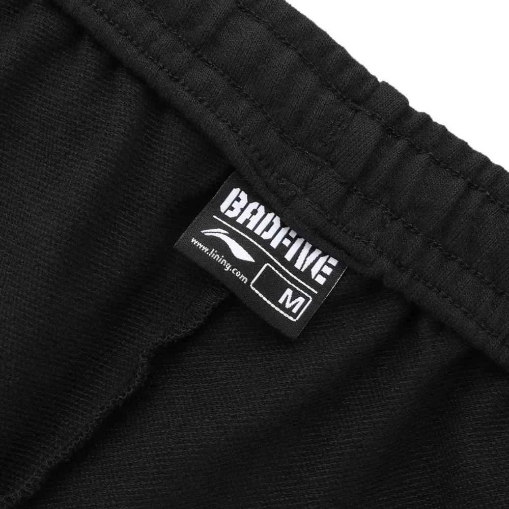 Li Ning женские BAD FIVE баскетбольные спортивные штаны 77% хлопок 23% полиэстер подкладка
