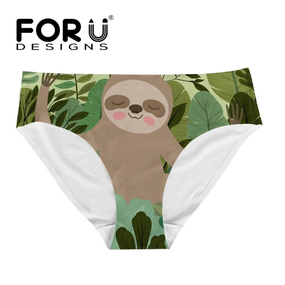 Женские трусики с принтом ленивых forujeans летние сетчатые бесшовные удобное нижнее