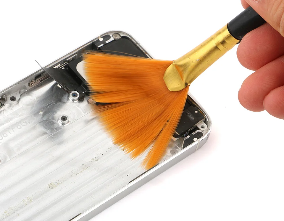 DIYFIX 5 шт. мягкая щетка для очистки пыли для компьютерной клавиатуры сотового телефона для печатной платы планшета набор инструментов для ремонта чистки