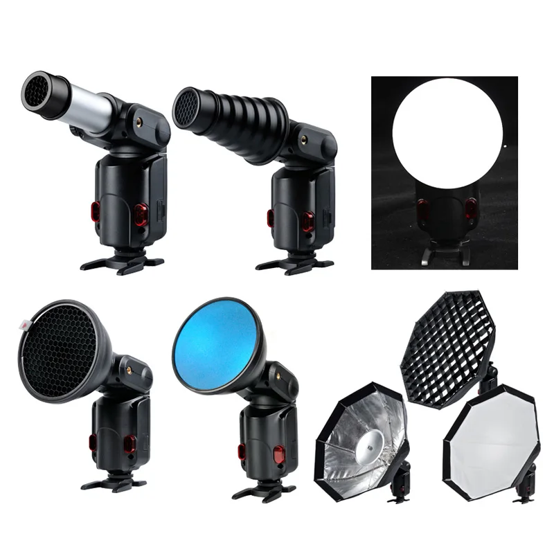 DHL Godox Вспышка светильник AD360II-C 360Ws 2,4G E-TTL II 1/8000S+ X1T-C передатчик+ PB960 4500mAh батарея для Canon