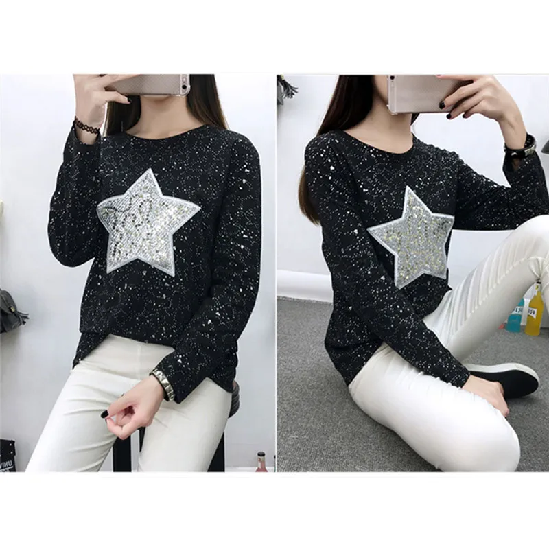 Одежда с длинным рукавом круглым вырезом Осень Лето Блузки для малышек модные