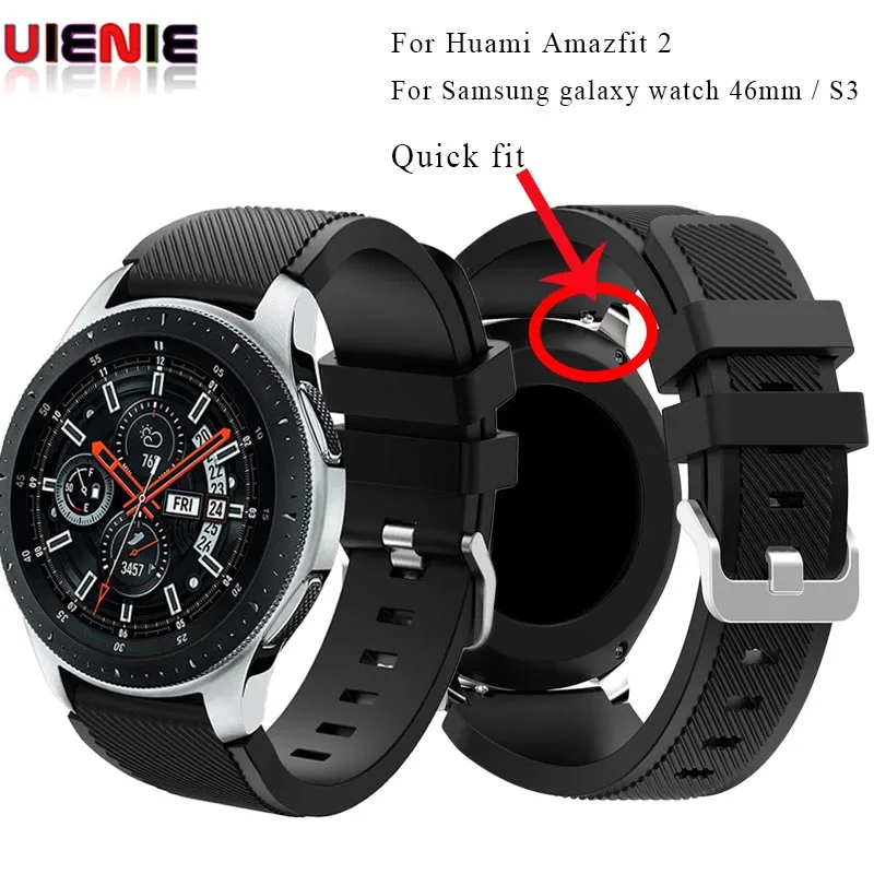 Аксессуары для наручных часов Huami Amazfit 2 Stratos Pace 2s умные часы 22 мм ремешок для часов samsung galaxy Watch 46 мм S3 ремешок