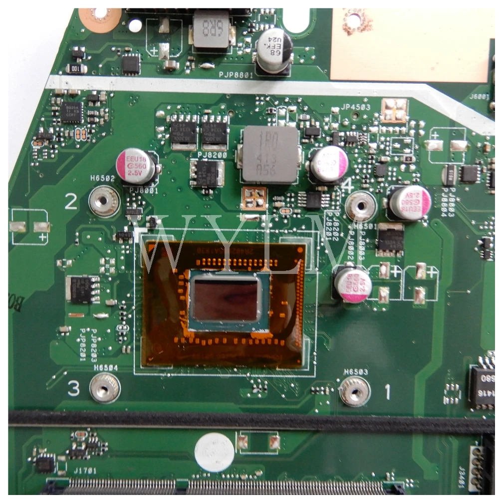 X551CA 1007U Процессор без памяти Материнская плата Asus X551C X551CAP ноутбука 60NB0340-MB1060 100%