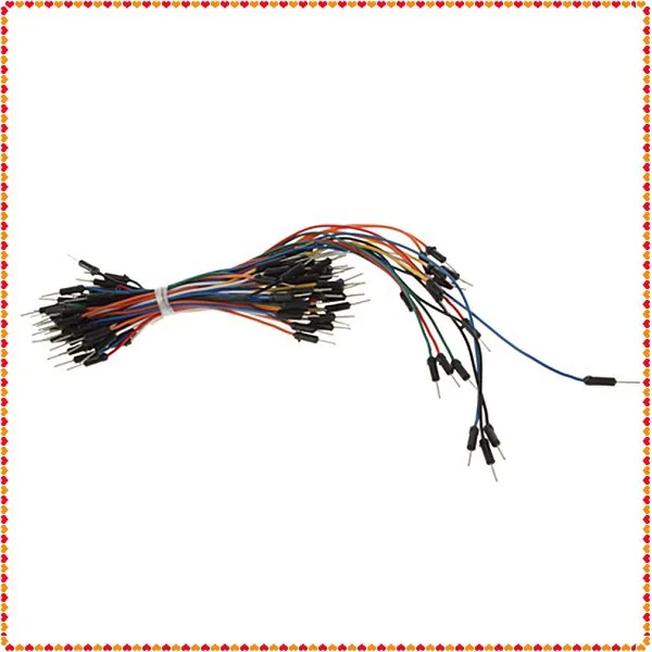 65 шт макетная Перемычка кабеля смешанный цвет мужчин и мужчин Solderless гибкий