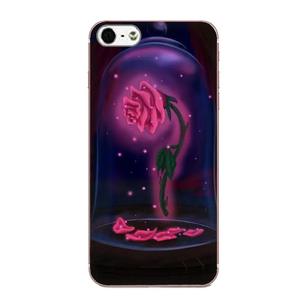Для Xiaomi Redmi Note 2 3S 4 4A 4X5 5A 6 6A Pro Plus TPU чехол-Капа Beauty And The Beast Rose Soft | Мобильные телефоны