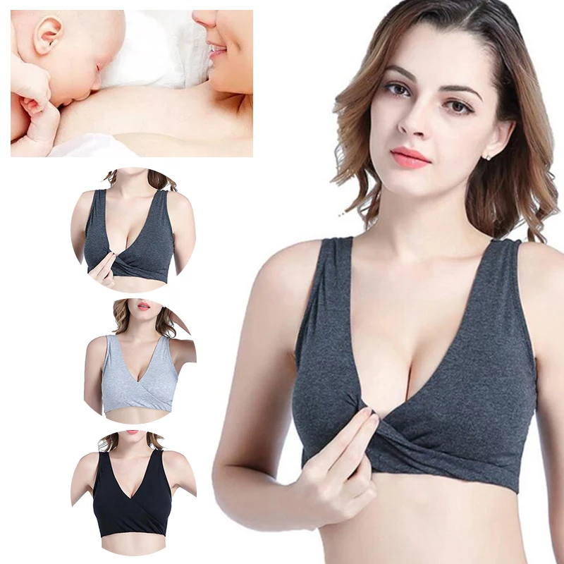 

Maternity Nursing Bra Wirefree Breastfeeding Feeding Pregnancy for Mothers Female Bralette Underwear Clothing Sports Gym Shaping