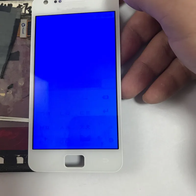 ЖК дисплей Super AMOLED Burn Shadow для Samsung S2 i9100 Galaxy сенсорный дигитайзер в сборе|Экраны