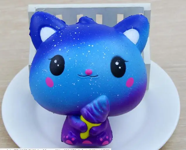 PU slow rebound toy soft squishy simulation animal ice cream cat decompression foam squeezing | Игрушки и хобби