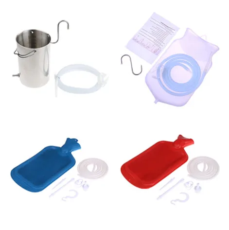 2000 мл сумка для клизмы наборы очищения толстой кишки с силиконовым шлангом