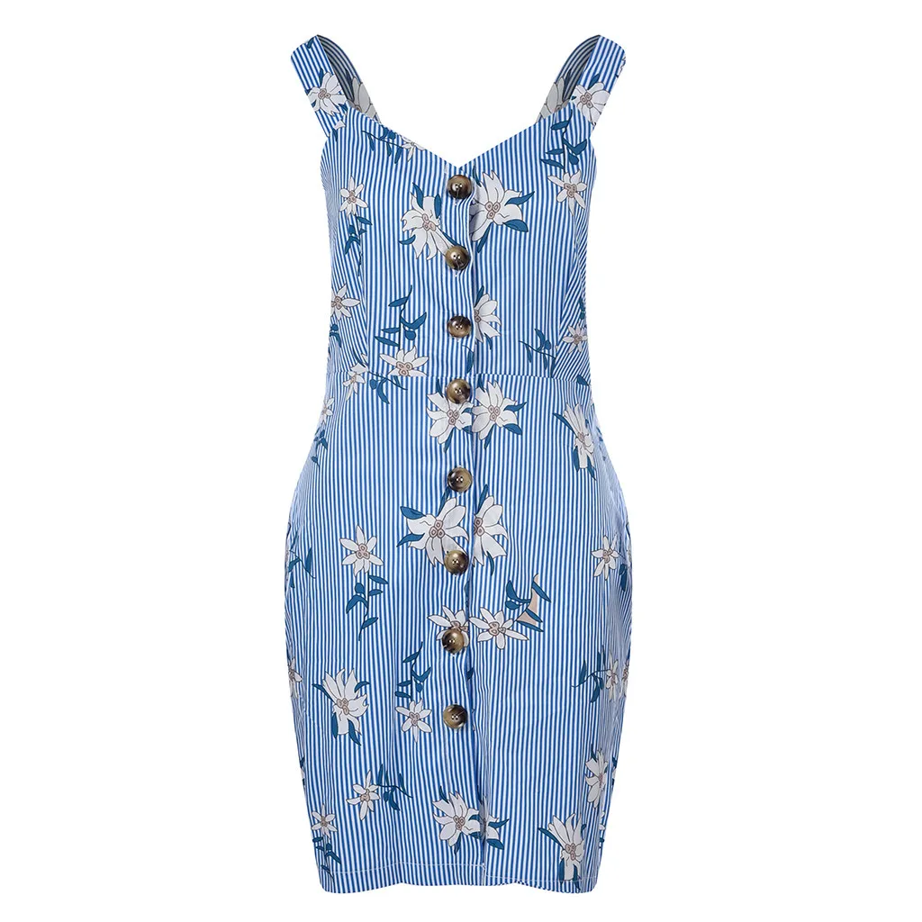 Летнее женское платье Бохо с открытой спиной повседневные Сексуальные вечерние