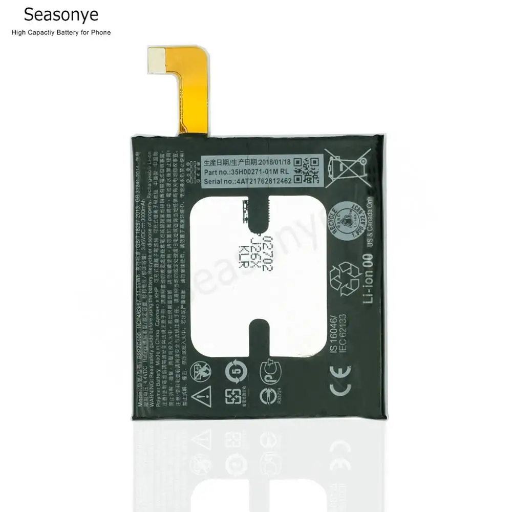 Seasonye 3000mAh / 11.55Wh B2PZC100 батарея для телефона HTC U 3U U11 10 шт./лот|Аккумуляторы мобильных