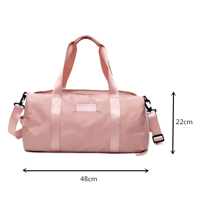 Сухая и влажная спортивная сумка для тренажерного зала Женская