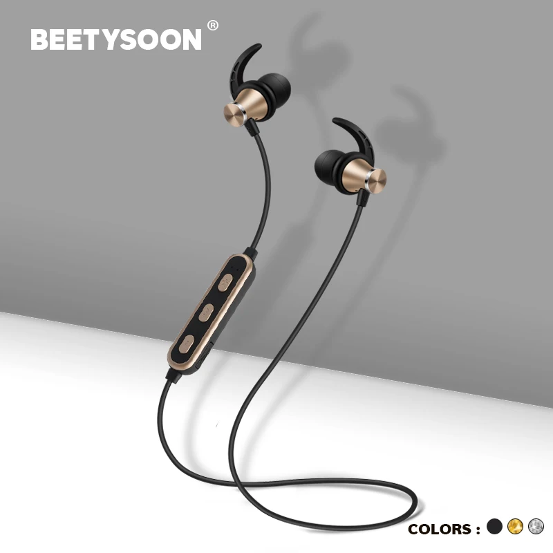BEETYSOON S7C металлические спортивные Bluetooth наушники устойчивое Магнитный наушник