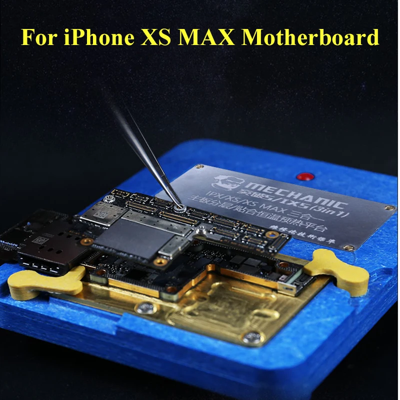 Паяльная станция интеллектуальная нагревательная платформа для iPhone X XS MAX материнская плата многослойный сепаратор инструменты для разборки