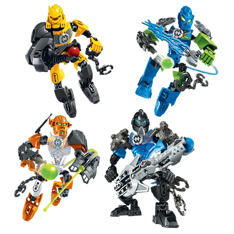 Солдата Bionicle Hero Factory 6,0 NEX SURGE STRINGER EVO Модель Строительный блок Набор Игрушка совместима с кирпичом