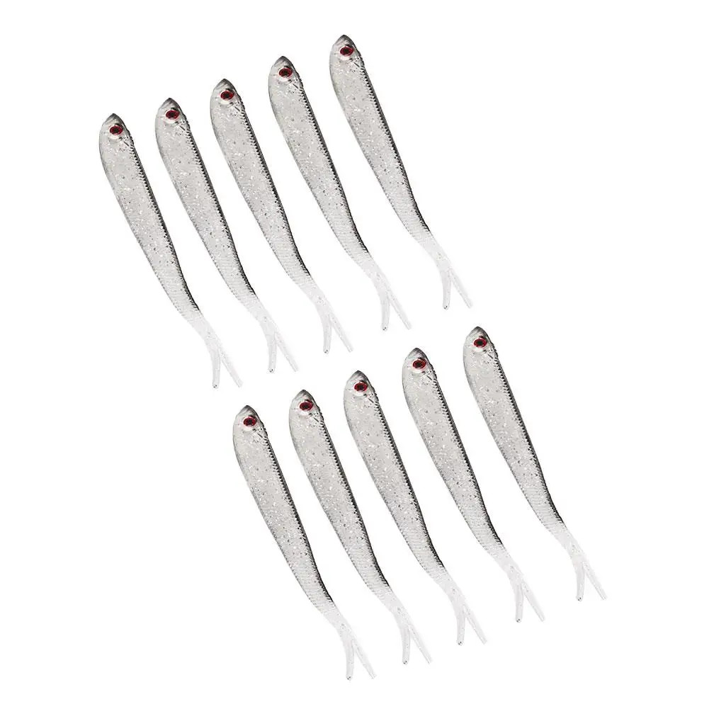 10 см прикорм рыболовства серый колюшка Swimbait искусственные приманки снасти
