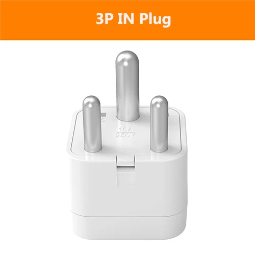 3P IN Plug ORICO ABS адаптер для путешествий, универсальный адаптер питания, зарядное устройство, настенная электрическая розетка, конвертер, адаптер питания, защита от перенапряжения - Цвет: 3P IN Plug