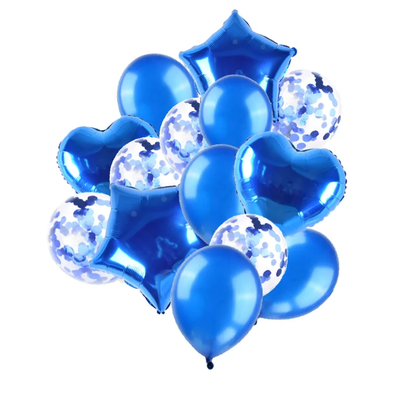 14pcs multi-balloon birthday party decoration adult helium balloon wedding holiday globos kids | Дом и сад