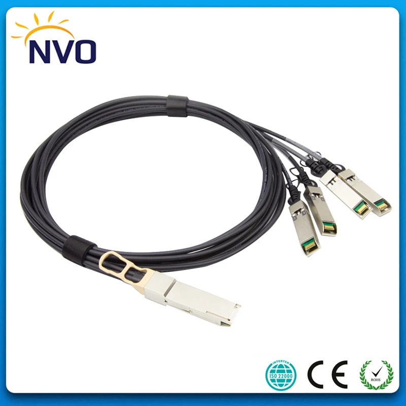 40G QSFP-4SFP + 30AWG 3M пассивный медный кабель прямого подключения QSFP к DAC Twinax | Мобильные