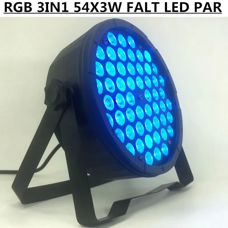 RGB 3в1 54X3 Вт светодиодный PAR полноцветный светильник для мытья профессиональный
