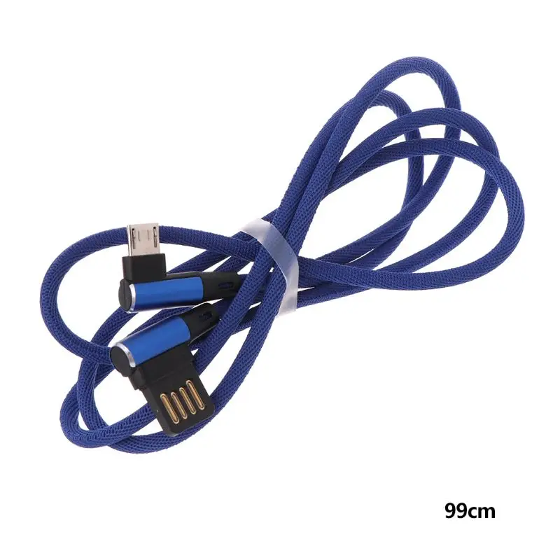 Двойной кабель для передачи данных 90 градусов провод зарядки замена кабеля