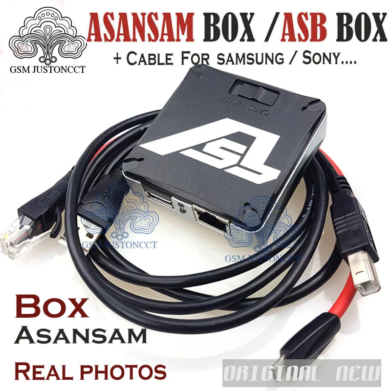 2018 новейшая коробка vesion asb/AsanSam Box для samsung flash & unlock blackberry Sony Ericsson (в комплекте 2