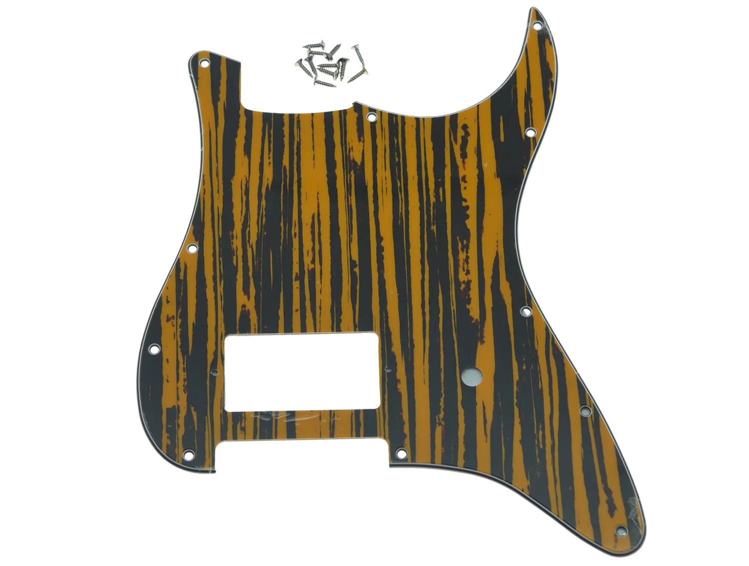 Dopro ST Strat один хамбакер гитара накладка царапины пластины подходит Fender Delonge Stratocaster различные цвета - Цвет: Tawny Stripe
