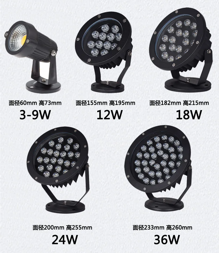 Садовый Точечный светильник, led COB, 3 Вт, 5 Вт, IP65, уличный садовый Светодиодный точечный светильник, 12 В, 110 В, 220 В, светодиодный садовый светильник-шип для воды в саду