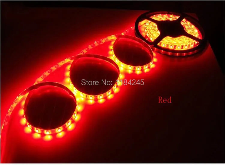 Водонепроницаемая светодиодная лента IP65 3528 SMD гибсветильник 60 светодиодов/м 5 м 300