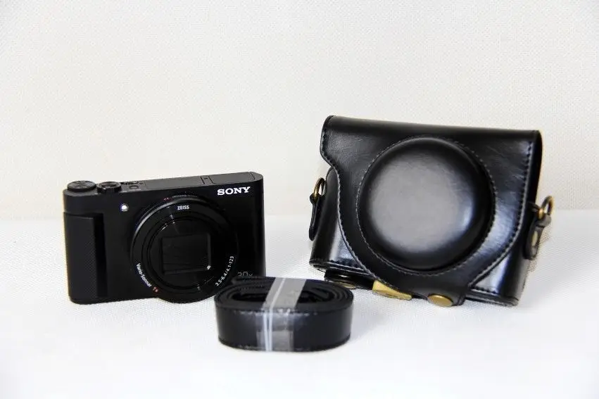 Чехол для камеры из искусственной кожи для sony Cyber-shot DSC-HX90V HX90 WX500