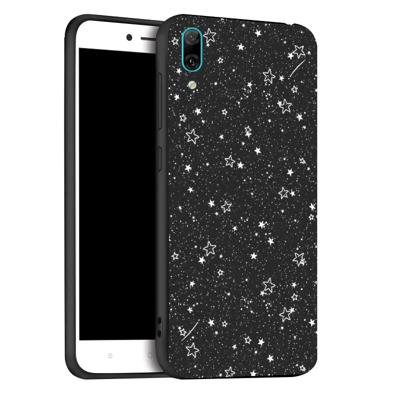 Чехол для huawei P Smart чехол s Coque космическая Луна астронавт чехол для телефона на huawei Y7 Y6 Y5 Prime Y9 чехлы - Цвет: x044