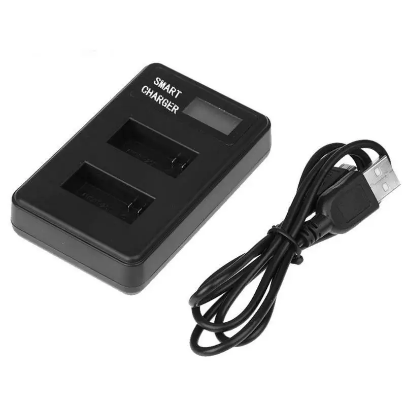 AHDBT-401 ЖК-дисплей двойной порт USB зарядное устройство для GoPro Hero 4 Экшн-камера СВЕТОДИОДНЫЕ экраны зарядное устройство