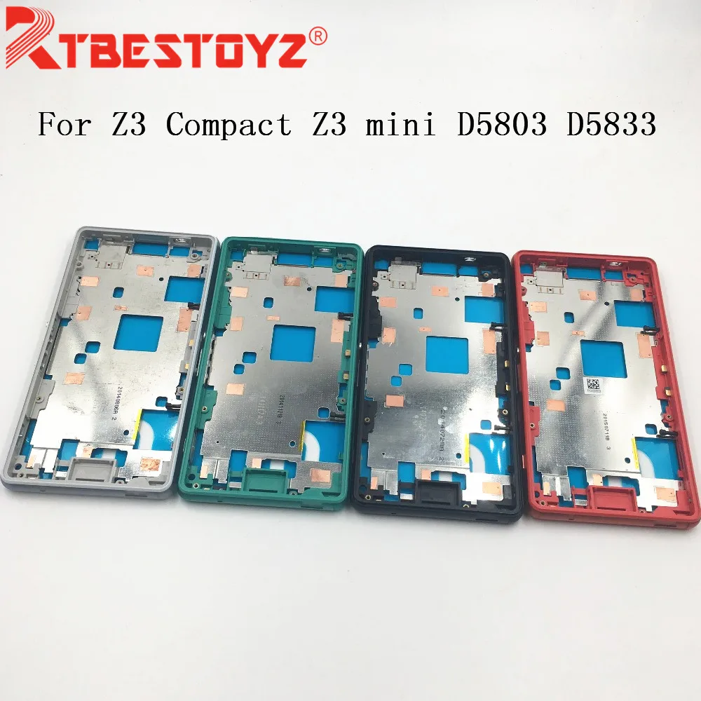 Оригинальный запасной корпус для Sony Xperia Z3 Compact mini D5803 D5833 металлическая средняя